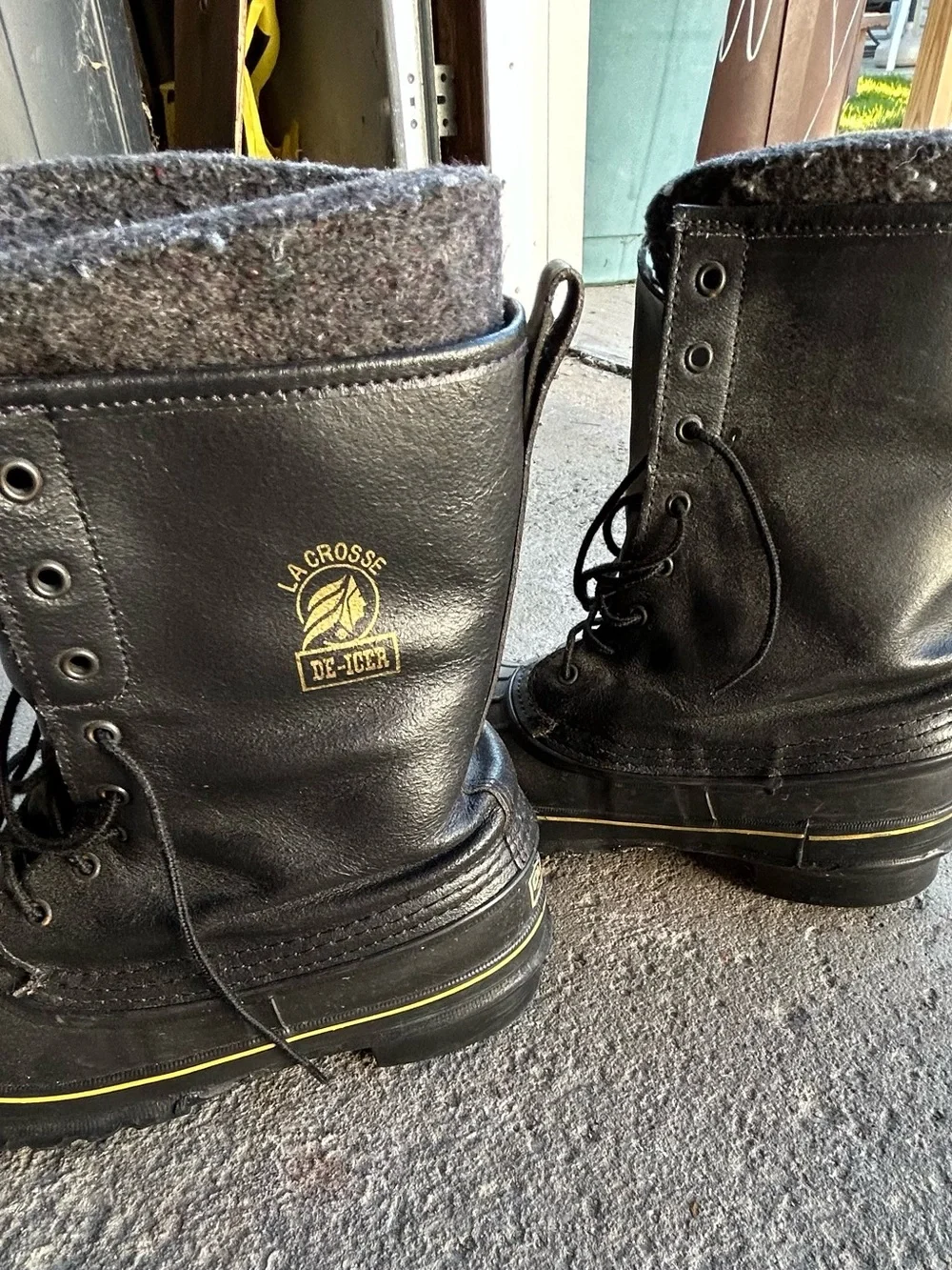 LaCrosse Artic De-Icer Steel Toe Black Insulated Work Boots Men’s Size 10